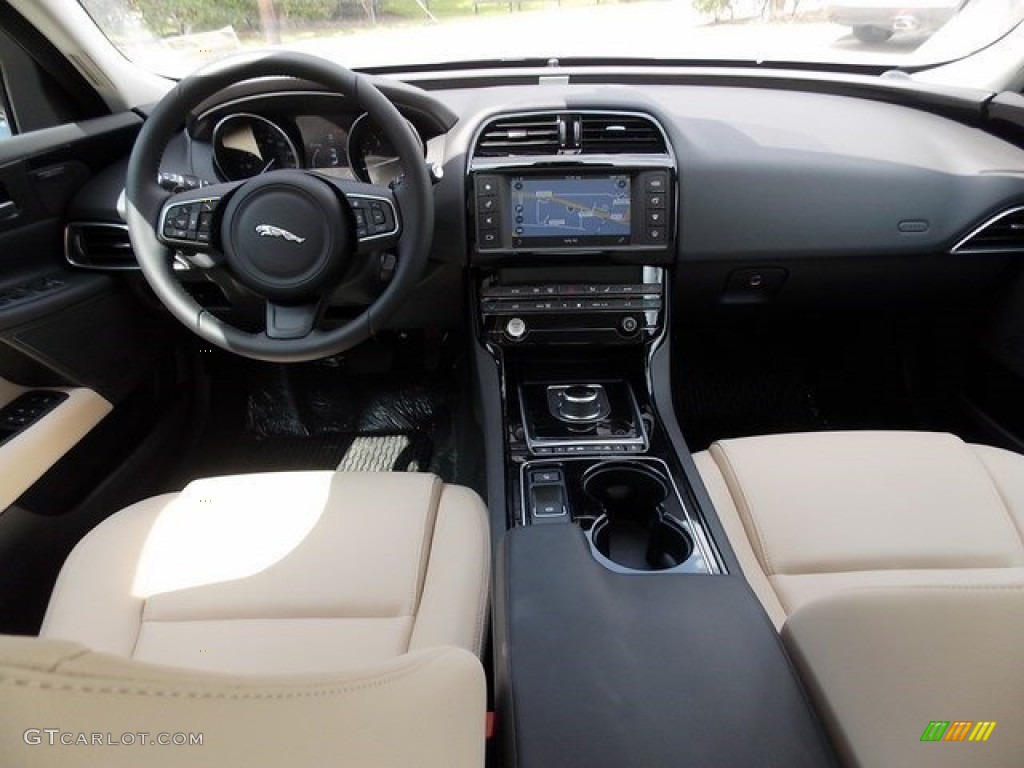 2017 Jaguar XE 25t Premium Latte Dashboard Photo #115895202