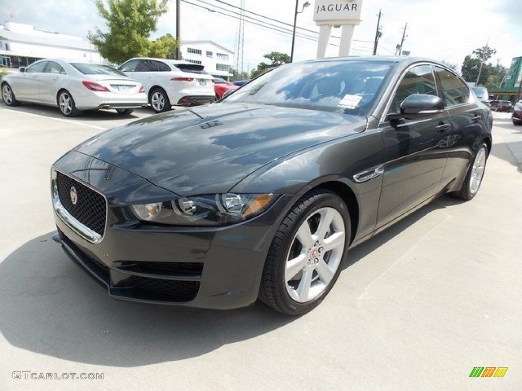 Storm Grey 2017 Jaguar XE 25t Premium Exterior Photo #115895244