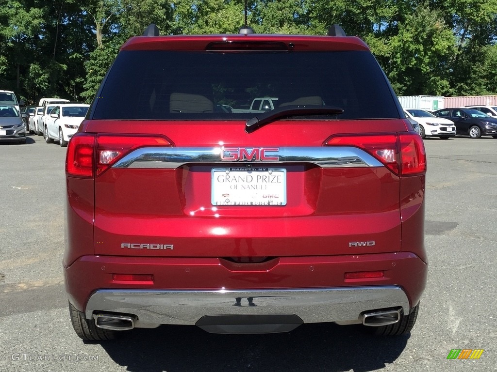 2017 Acadia Denali AWD - Crimson Red Tintcoat / Cocoa/Shale photo #5