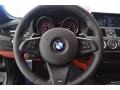 Coral Red 2016 BMW Z4 sDrive35i Steering Wheel