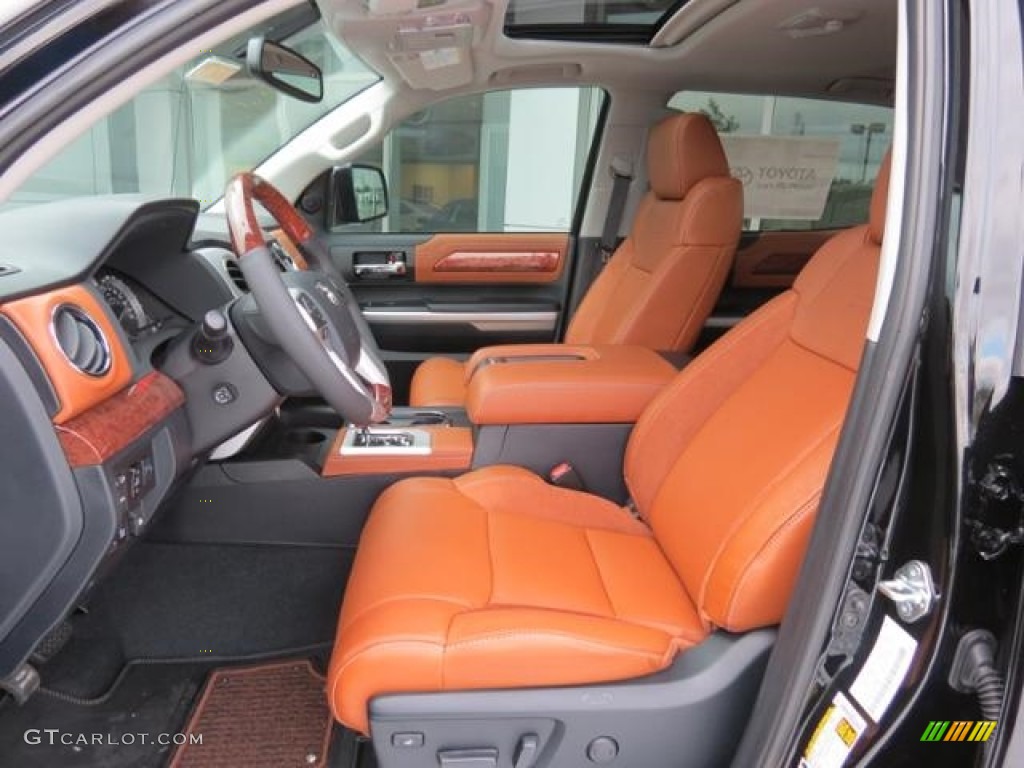 1794 Edition Black/Brown Interior 2017 Toyota Tundra 1794 CrewMax 4x4 Photo #115898150