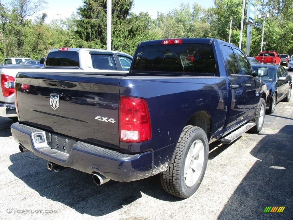 2014 1500 Express Quad Cab 4x4 - Blue Streak Pearl Coat / Black/Diesel Gray photo #3