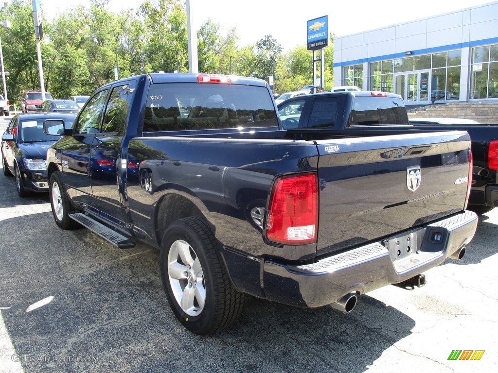 2014 1500 Express Quad Cab 4x4 - Blue Streak Pearl Coat / Black/Diesel Gray photo #5