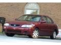 2002 Inferno Red Nissan Sentra XE  photo #2