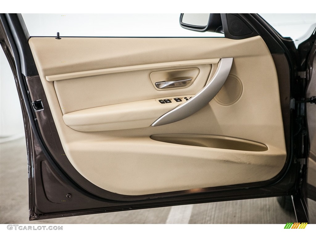 2013 BMW 3 Series 328i Sedan Venetian Beige Door Panel Photo #115903016
