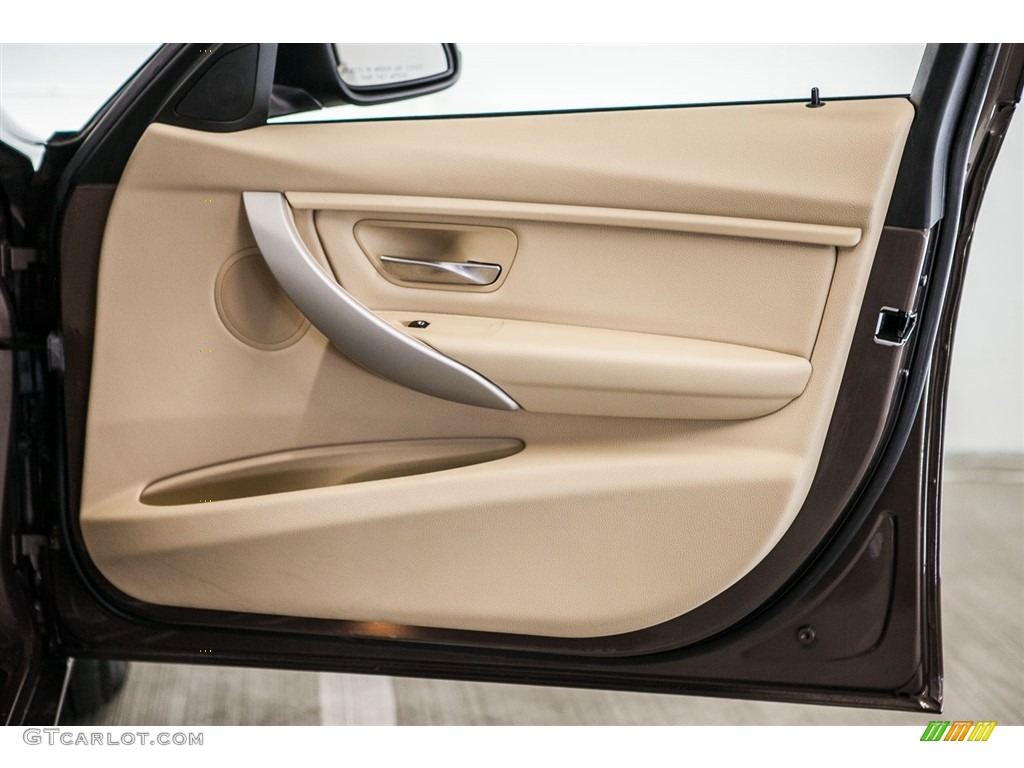 2013 BMW 3 Series 328i Sedan Venetian Beige Door Panel Photo #115903091