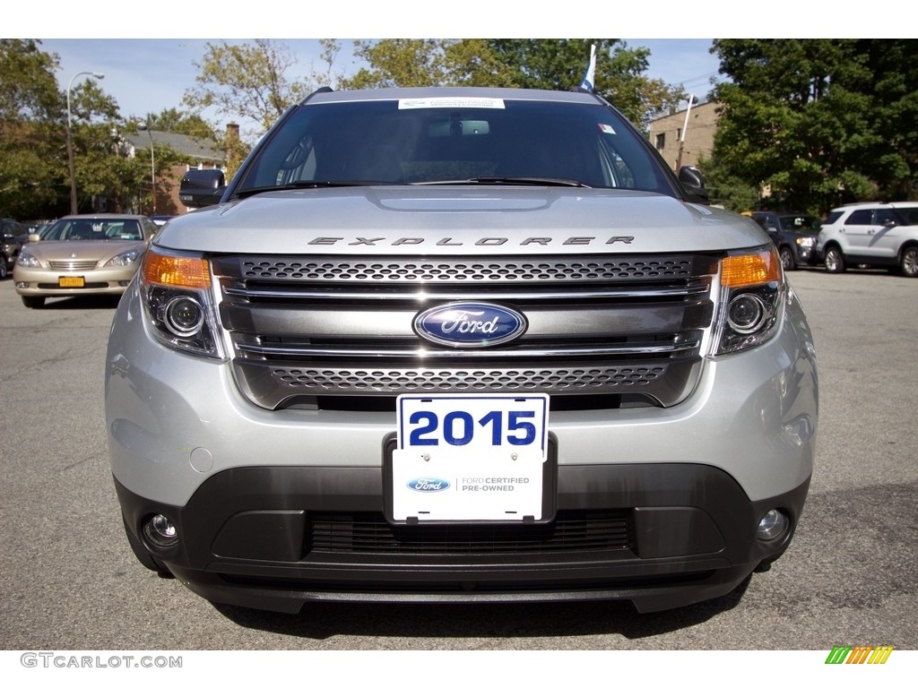 2015 Explorer XLT 4WD - Ingot Silver / Charcoal Black photo #2