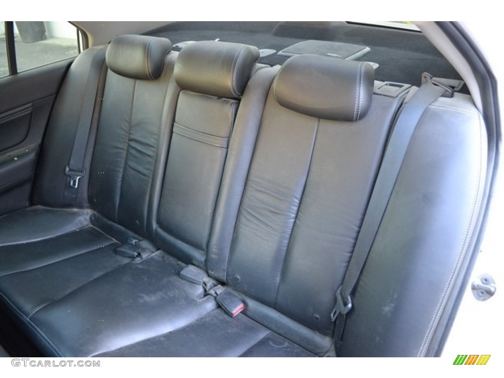 2008 Sonata Limited - Powder White Pearl / Black photo #8