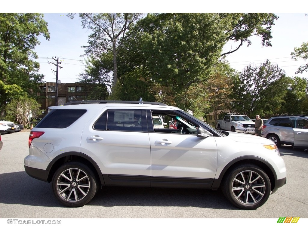 2015 Explorer XLT 4WD - Ingot Silver / Charcoal Black photo #9