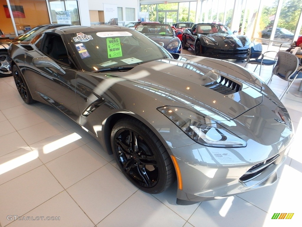 Shark Gray Metallic 2016 Chevrolet Corvette Stingray Coupe Exterior Photo #115903988