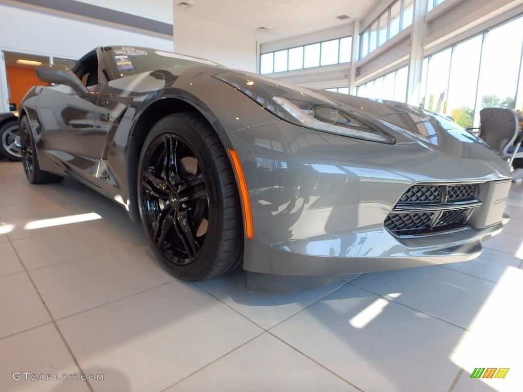 Shark Gray Metallic 2016 Chevrolet Corvette Stingray Coupe Exterior Photo #115904186
