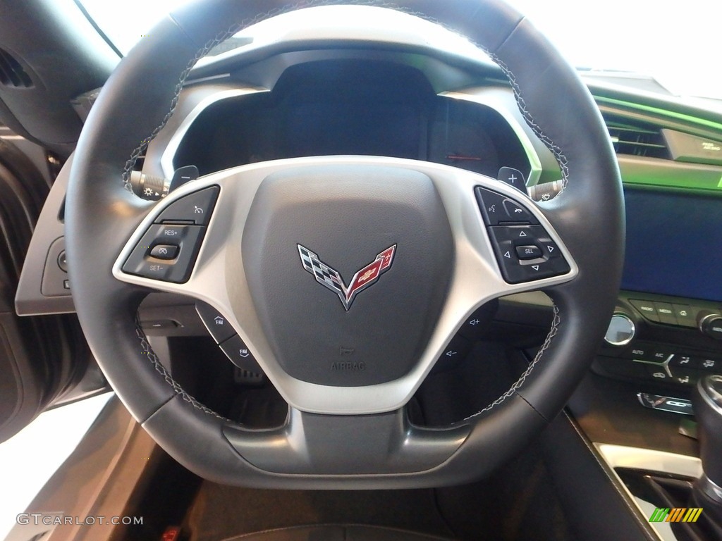 2016 Chevrolet Corvette Stingray Coupe Jet Black Steering Wheel Photo #115904477