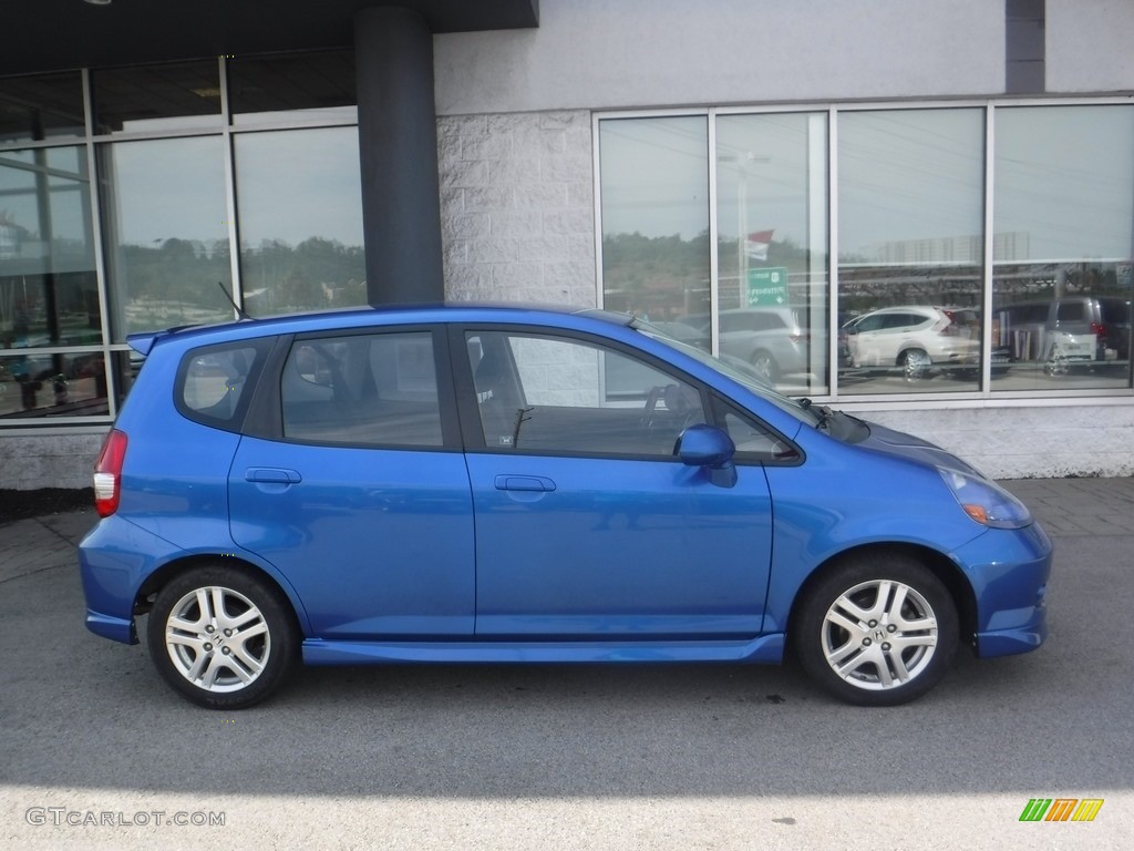 2008 Fit Sport - Vivid Blue Pearl / Black/Grey photo #2