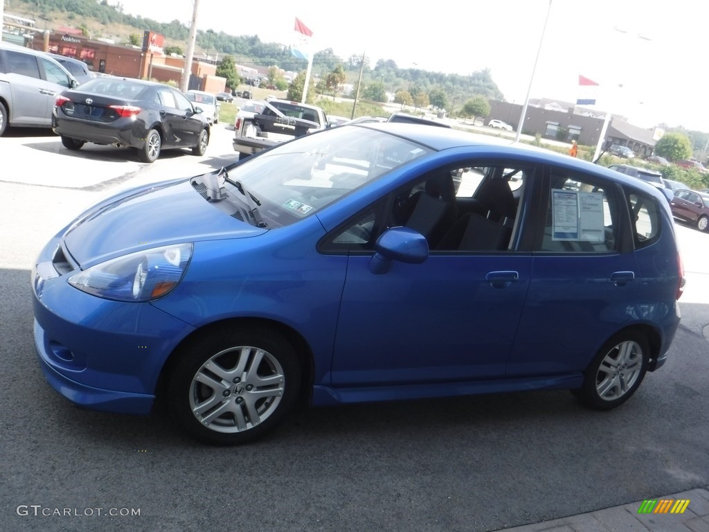 2008 Fit Sport - Vivid Blue Pearl / Black/Grey photo #6