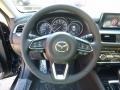 2017 Mazda Mazda6 Black/Espresso Interior Steering Wheel Photo
