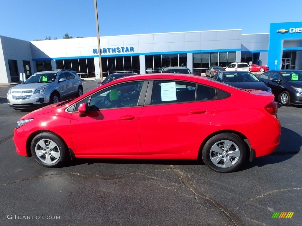 2016 Cruze LS Sedan - Red Hot / Jet Black photo #2