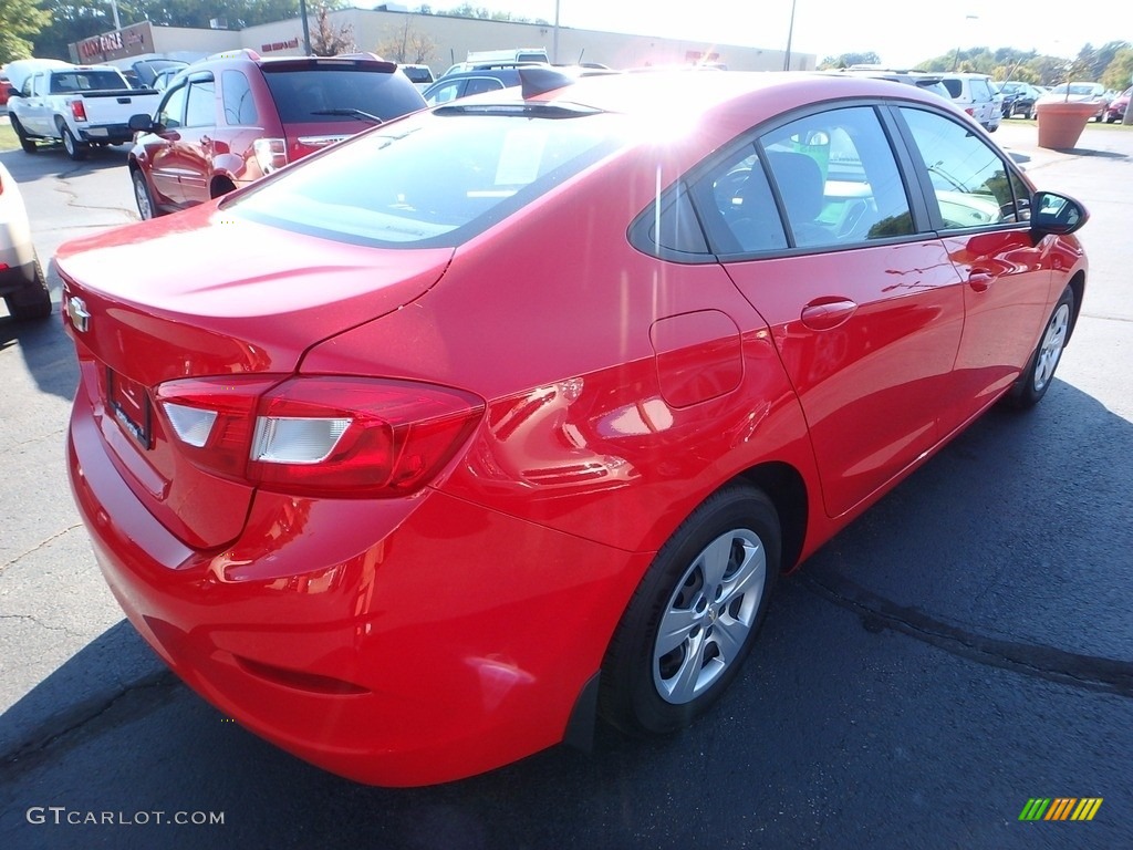 2016 Cruze LS Sedan - Red Hot / Jet Black photo #5