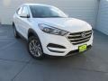 2017 Dazzling White Hyundai Tucson SE  photo #1