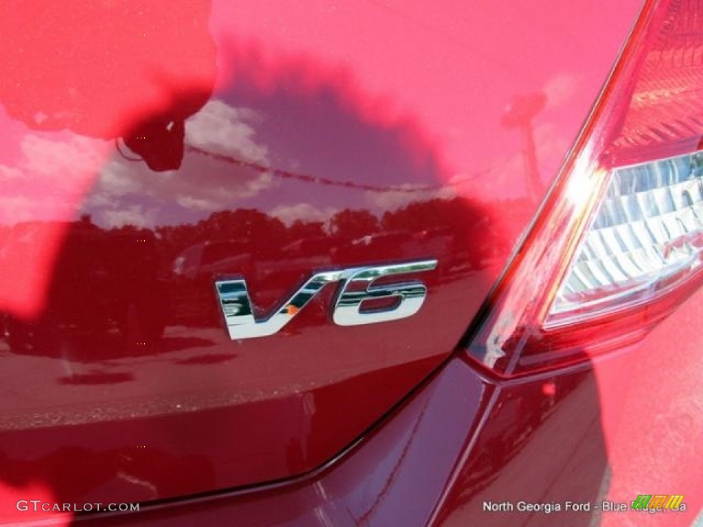 2012 Accord EX-L V6 Coupe - San Marino Red / Black photo #34