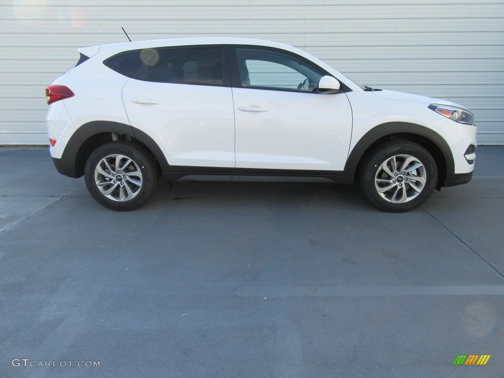Dazzling White 2017 Hyundai Tucson SE Exterior Photo #115908101