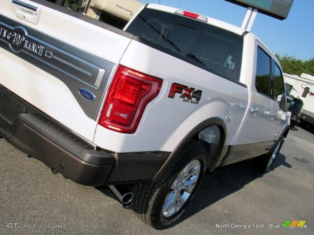 2016 F150 King Ranch SuperCrew 4x4 - White Platinum / King Ranch Java photo #42