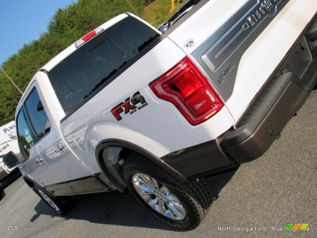 2016 F150 King Ranch SuperCrew 4x4 - White Platinum / King Ranch Java photo #43