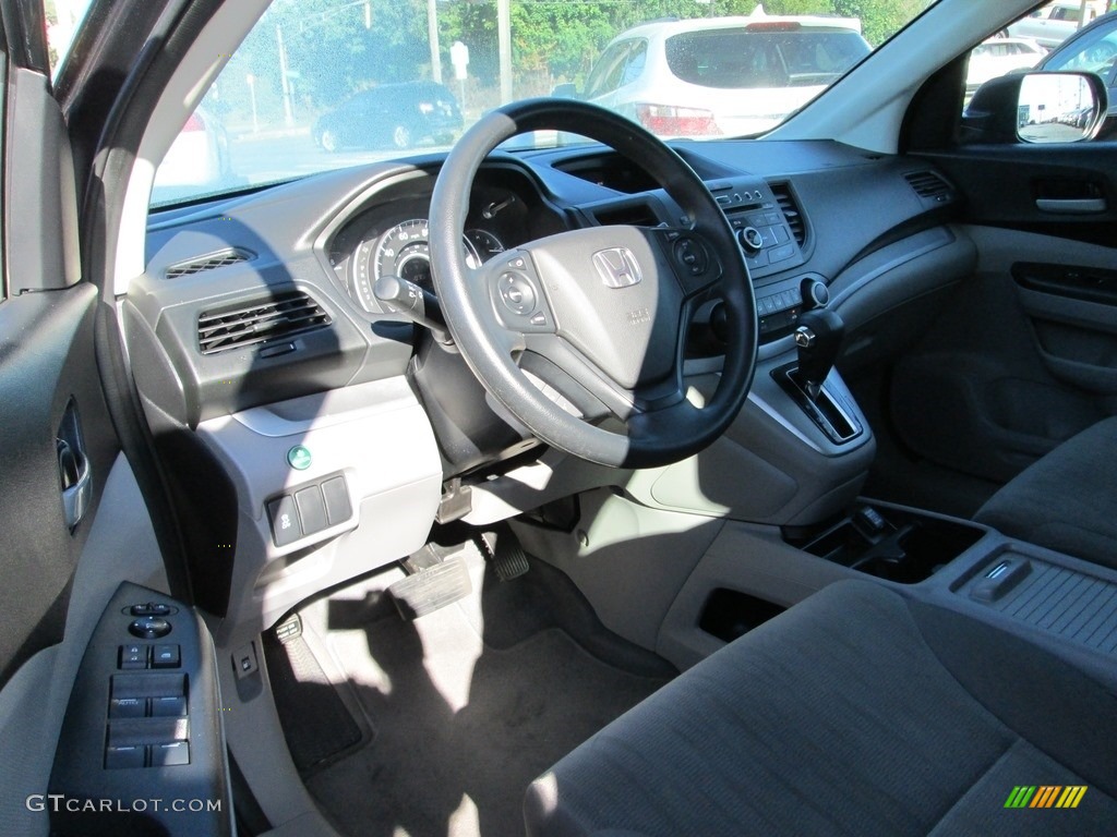 2013 CR-V LX AWD - Polished Metal Metallic / Gray photo #11