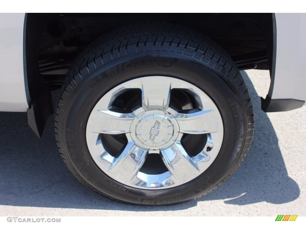 2014 Silverado 1500 LTZ Crew Cab - Silver Ice Metallic / Jet Black photo #13