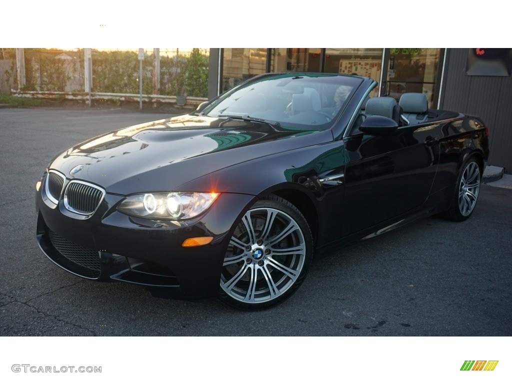 2008 M3 Convertible - Jerez Black Metallic / Silver photo #1