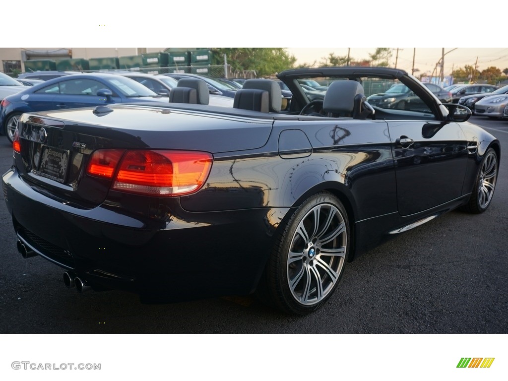 2008 M3 Convertible - Jerez Black Metallic / Silver photo #3