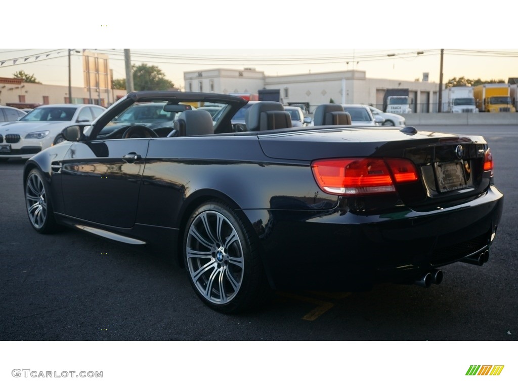 2008 M3 Convertible - Jerez Black Metallic / Silver photo #4