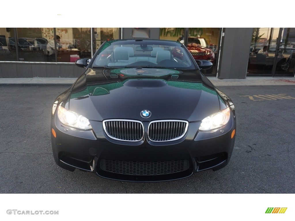 2008 M3 Convertible - Jerez Black Metallic / Silver photo #14