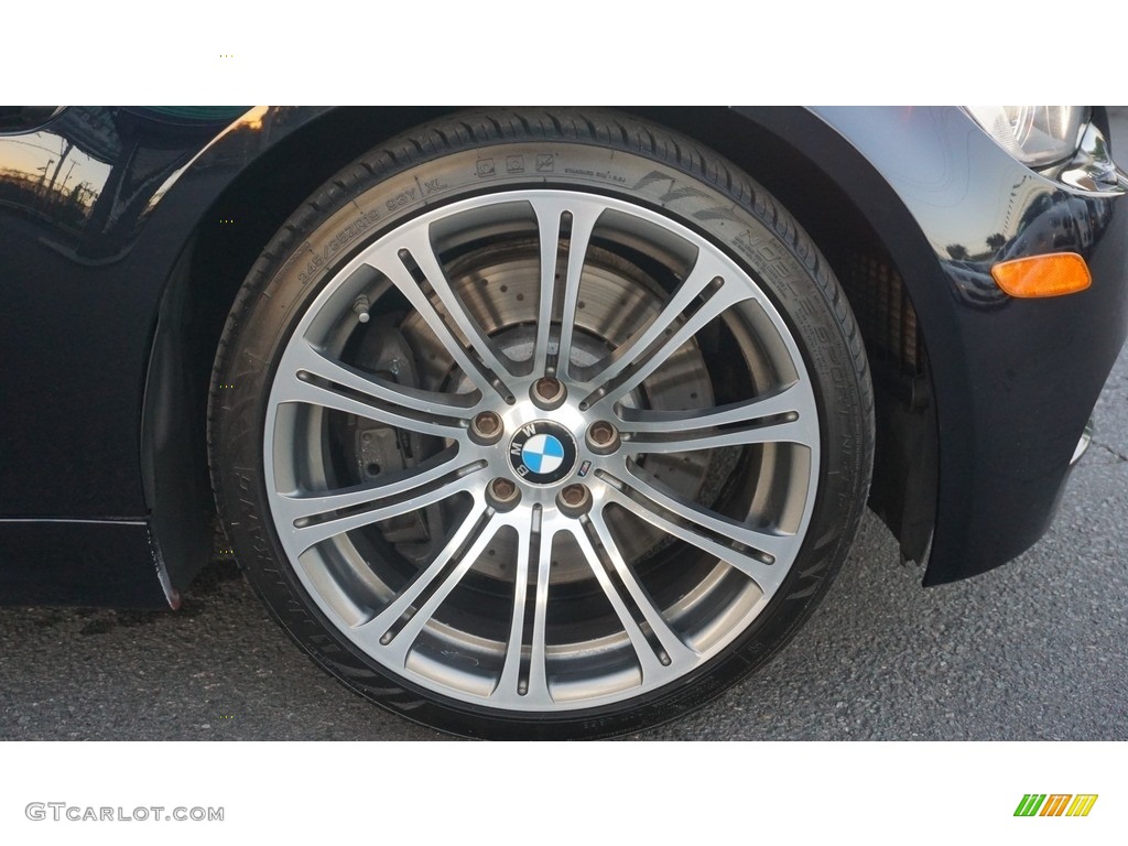 2008 M3 Convertible - Jerez Black Metallic / Silver photo #16