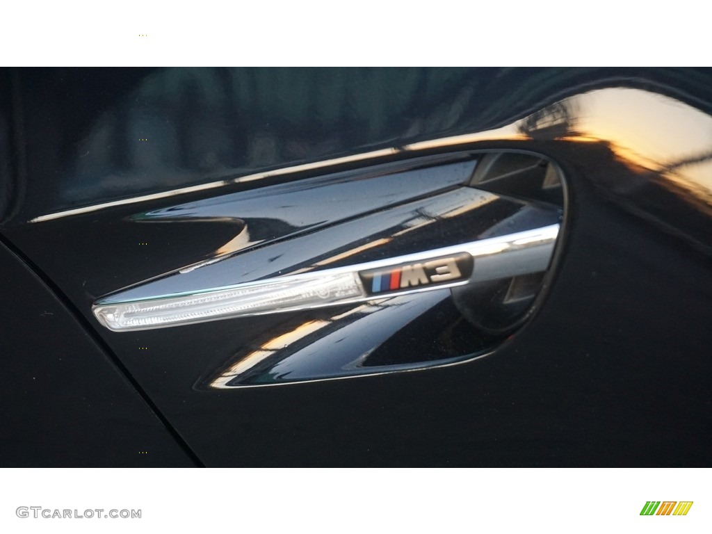 2008 M3 Convertible - Jerez Black Metallic / Silver photo #17