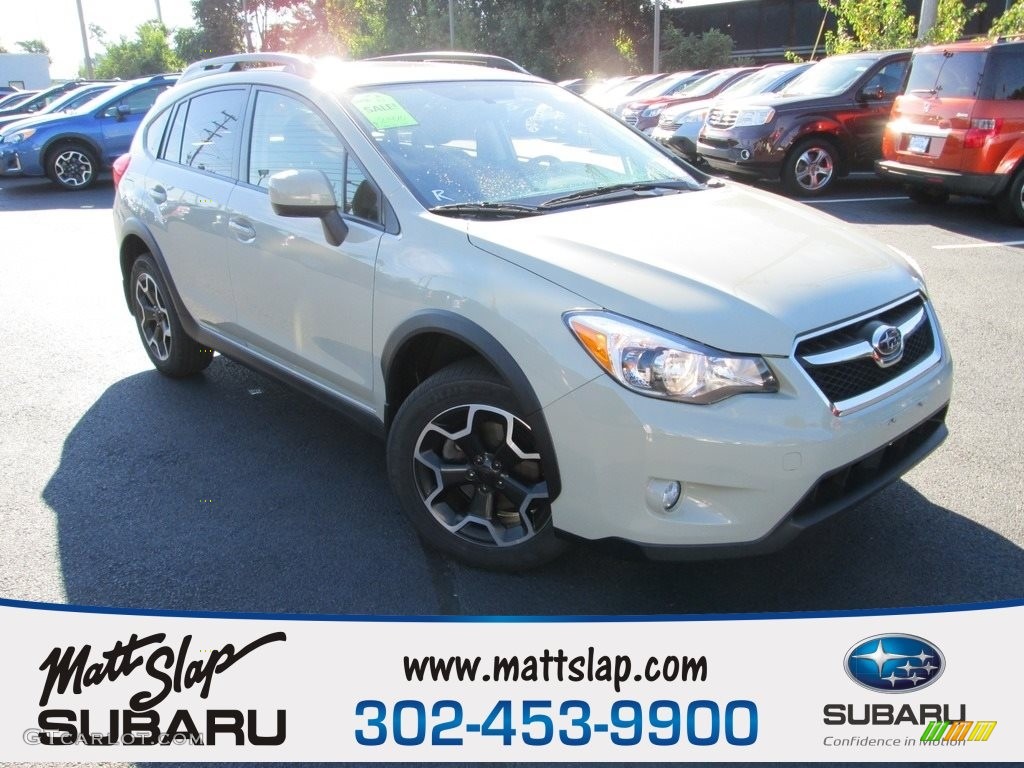 2014 XV Crosstrek 2.0i Premium - Desert Khaki / Black photo #1