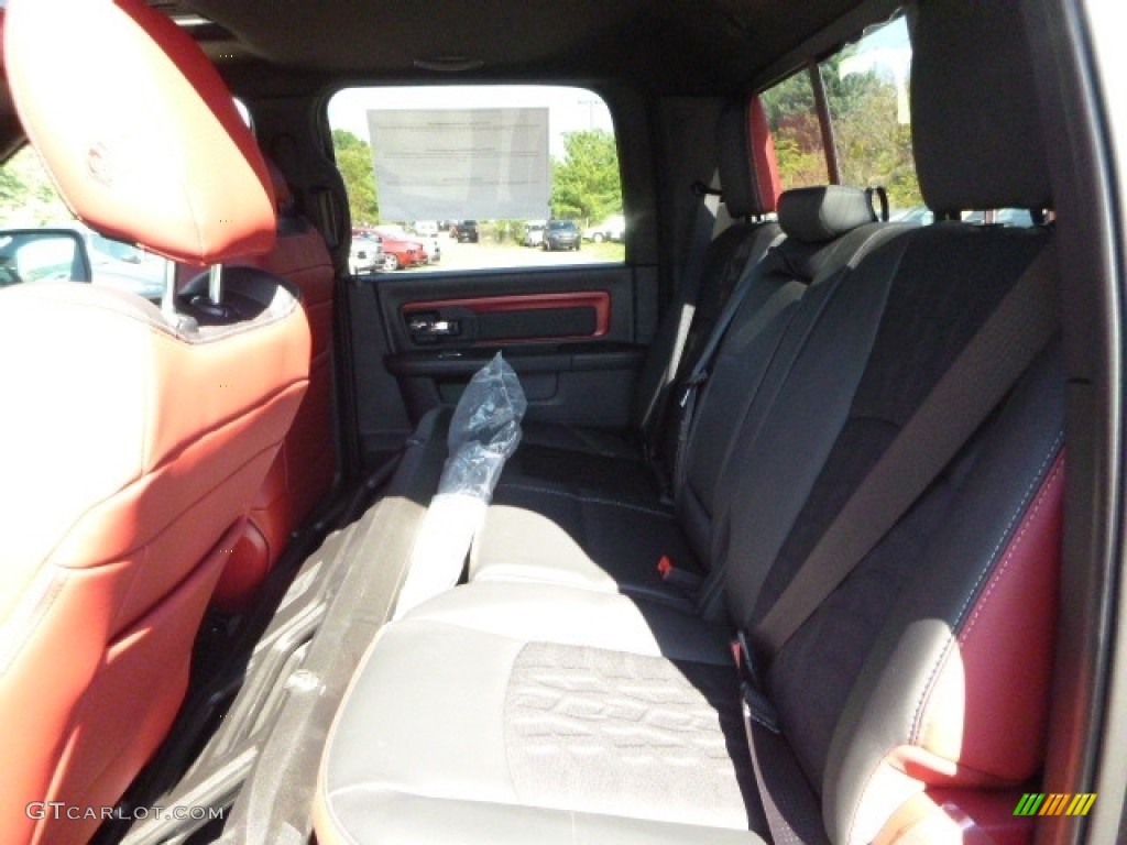 Rebel Theme Red/Black Interior 2017 Ram 1500 Rebel Crew Cab 4x4 Photo #115915250