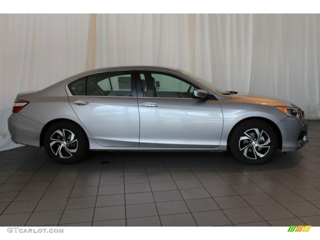 2017 Accord LX Sedan - Lunar Silver Metallic / Gray photo #3