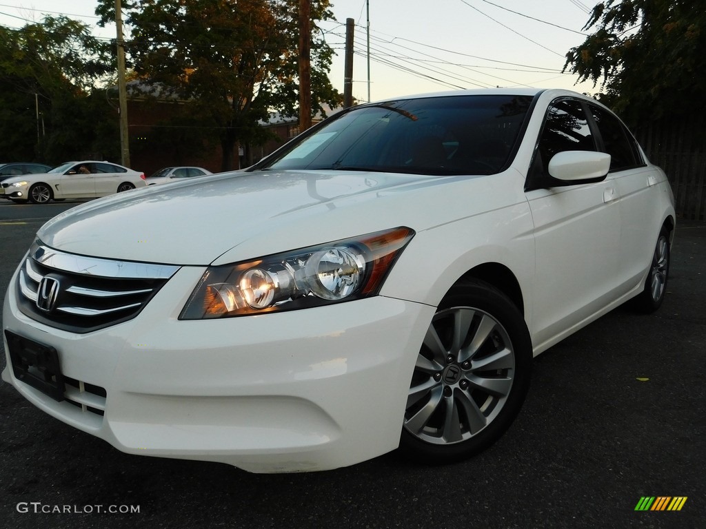 2012 Accord EX Sedan - White Orchid Pearl / Ivory photo #1