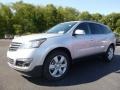 2017 Silver Ice Metallic Chevrolet Traverse LT AWD  photo #1