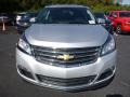 2017 Silver Ice Metallic Chevrolet Traverse LT AWD  photo #2