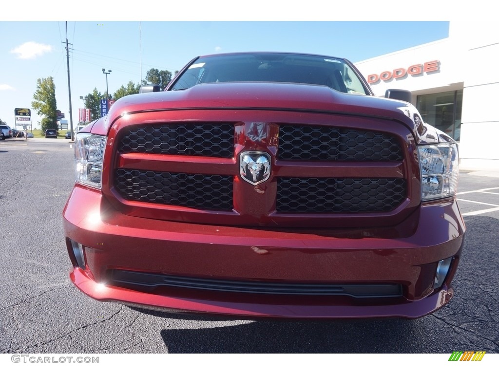 2017 1500 Express Quad Cab - Delmonico Red Pearl / Black/Diesel Gray photo #2