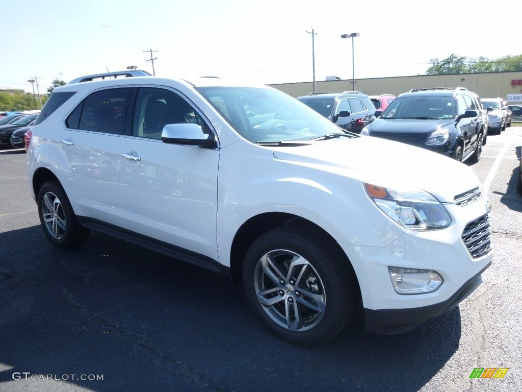 2017 Equinox Premier AWD - Summit White / Jet Black photo #3