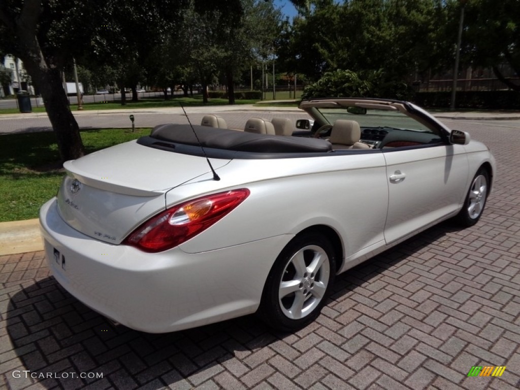 2006 Solara SLE V6 Convertible - Arctic Frost Pearl / Ivory photo #11