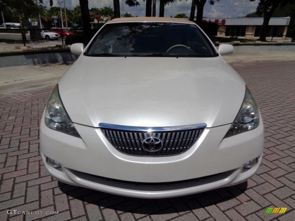 2006 Solara SLE V6 Convertible - Arctic Frost Pearl / Ivory photo #25