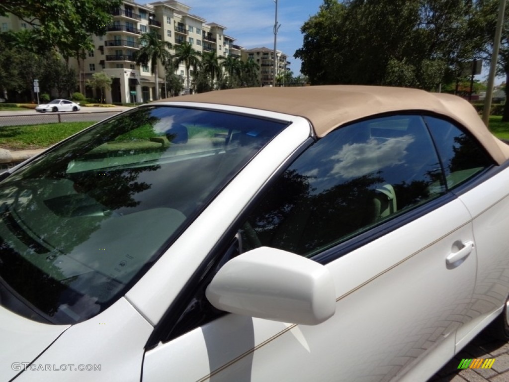 2006 Solara SLE V6 Convertible - Arctic Frost Pearl / Ivory photo #82