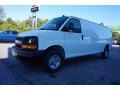 Summit White - Express 3500 Cargo Extended WT Photo No. 3