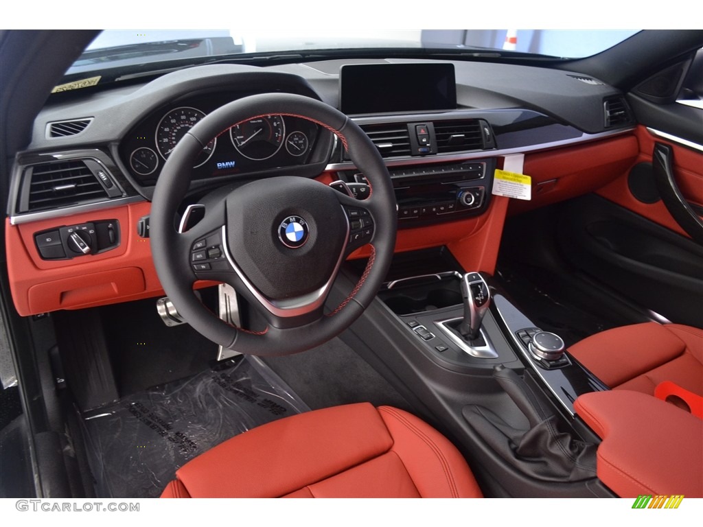 Black Interior 2017 BMW 4 Series 430i Coupe Photo #115923311