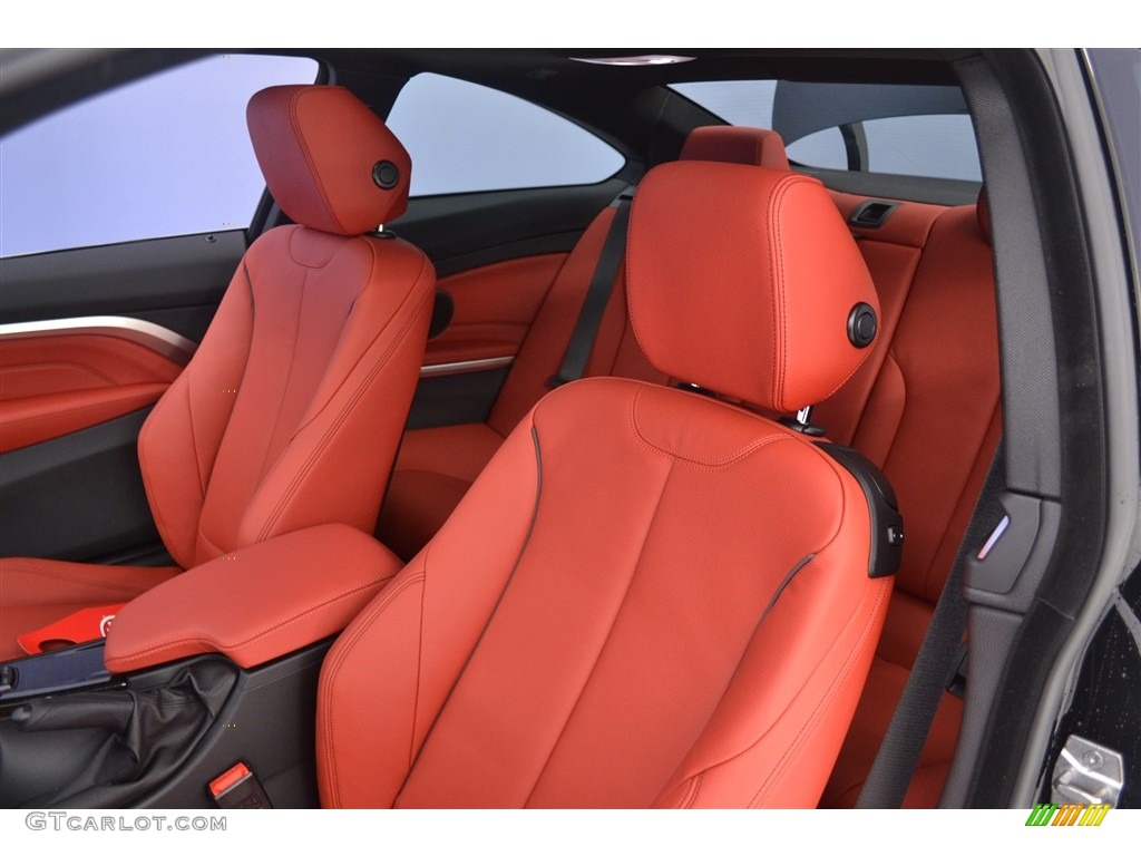 Black Interior 2017 BMW 4 Series 430i Coupe Photo #115923317
