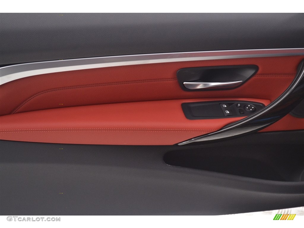 2017 BMW 4 Series 430i Coupe Black Door Panel Photo #115923347