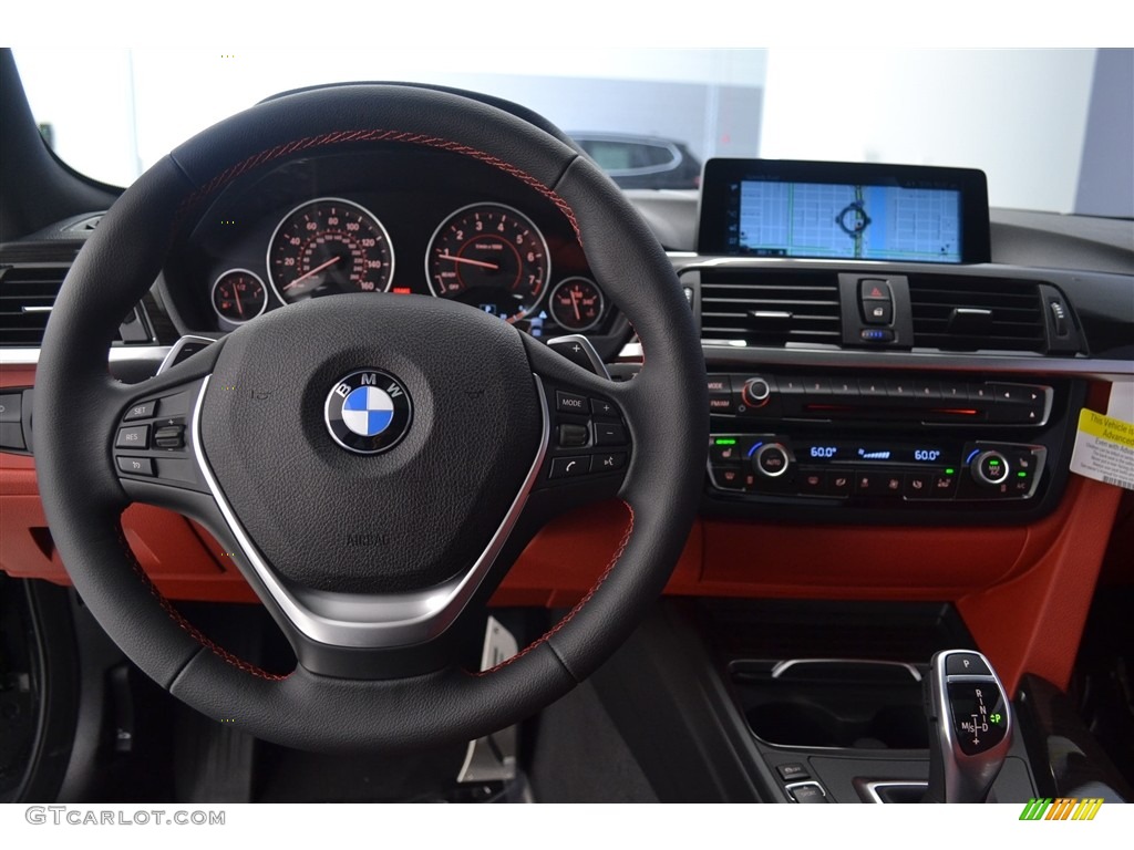 2017 BMW 4 Series 430i Coupe Black Dashboard Photo #115923377